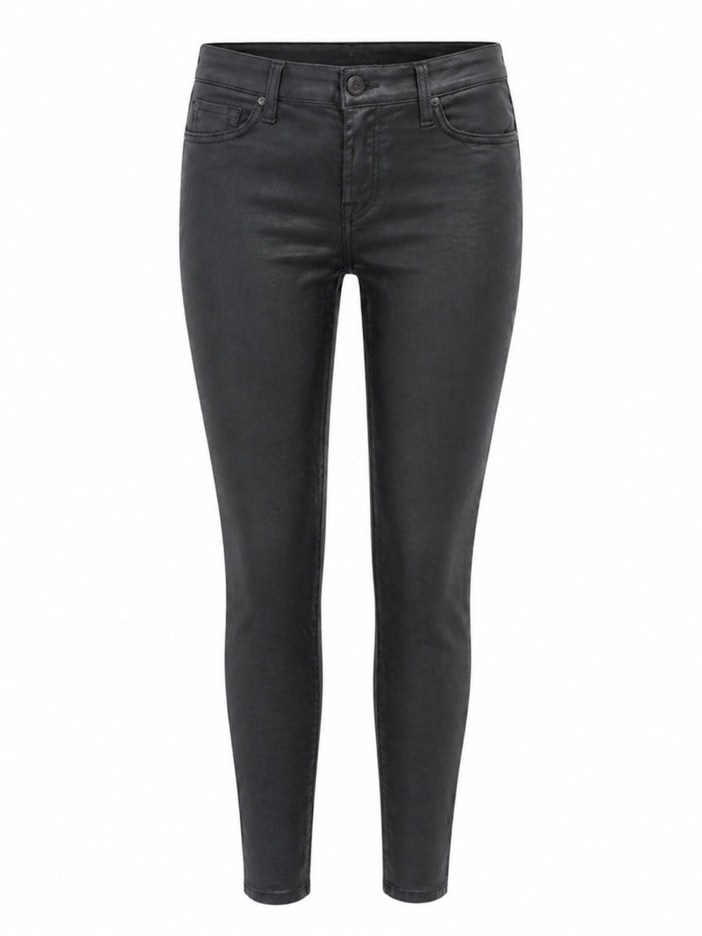 7 For All Mankind Black Skinny Jeans